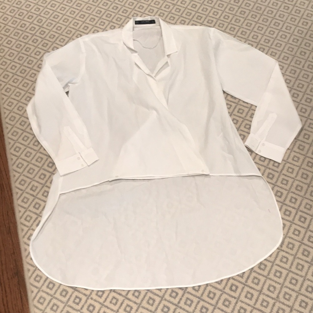 Daytime into night white blouse